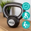 Kettlebell en fonte de 4 kg pour la musculation, haltère Voir les images du produit 2