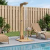 vidaXL, doccia da giardino, 210,5 cm, legno di acacia Anteprima dell’immagine prodotto 2