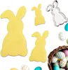 Osterkuchenformen 3 Stück Edelstahl Osterhasen Waschbar Produktbild-Vorschau 3