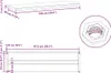 vidaXL Mensole a muro 2 pz. 100x30 cm acciaio inox argento Anteprima dell’immagine prodotto 8