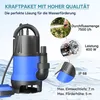 Schmutzwasserpumpe 400 W 7500 l/h Tauchpumpe Gartenpumpe Produktbild-Vorschau 5