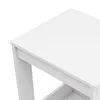 A close-up view of the corner of a white cabinet. Náhled obrázku produktu