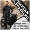 Lederhemd Herren Motorradhemd Lederjacke, Größe:52/L, Produktbild-Vorschau 6