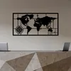 Wallity, World Map 9-L, Dekoratives Wandaccessoire aus Produktbild-Vorschau 3