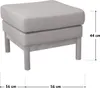 SVITA HOLLY Tabouret Banc Entrée Repose-pieds Coiffeuse Voir les images du produit 5