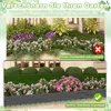 UISEBRT 10m Anthracite Palissade de jardin aspect pierre en Voir les images du produit 3