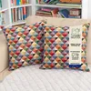 Selfitex 2er Set Bunte Couchkissen 50x50 cm, Sofakissen mit Produktbild-Vorschau 1