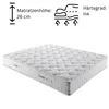 Bambi Boxspringbett 180x200 mit Bettkasten mit Matratzen Produktbild-Vorschau 4