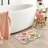 FEBE Mata łazienkowa 3D w kwiaty, dywanik łazienkowy Podgląd zdjęcia produktu 2