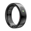 A black smart ring is shown against a white background. Voir les images du produit