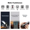 Collage of marketing images showcasing features of a senior phone. Produktbild-Vorschau
