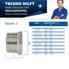 tecuro Reduzierstück Edelstahl V4A (AISI 316), AG x IG 3/4 Produktbild-Vorschau 5