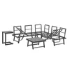 SVITA GRENADA Salon de jardin 4 pièces double chaise longue Voir les images du produit 14