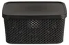 Box mit Deckel Kunststoff 3,5L schwarz Produktbild-Vorschau