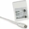 A white TV amplifier with a white cable attached, shown on a white background. Anteprima dell’immagine prodotto