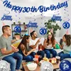 Dekorations-Set zum 30. Geburtstag Girlande Ballons Set Produktbild-Vorschau 6
