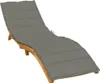 vidaXL Vankúš na ležadlo melange tmavo šedý 200x60x4 cm Náhľad obrázku produktu 2