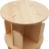 Bücherregale 4-stufig 360° drehbar Standregal Holz Produktbild-Vorschau 5