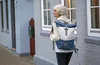 Rucksack recyceltes Segeltuch Lotse Navy Weiß gepolstertes Produktbild-Vorschau 5
