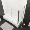 AICA 110cmx140cm Badewannenaufsatz 6mm NANO ESG-glas mit Produktbild-Vorschau 3