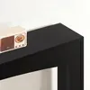 Konsolentisch 100 cm schmal Vintage Holz Schwarz Produktbild-Vorschau 6