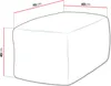 MIRJAN24 Sitzsack Easy Cord, Wohnzimmer Hocker, Sitzhocker, Produktbild-Vorschau 3