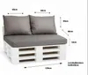 Palettenkissen Set 120 x 80 x 10 cm + 2 x 50 x 40 cm – Produktbild-Vorschau 1