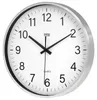 Reloj de pared de 30 cm, marca Teesa, color plateado, Vista previa de la imagen del producto 2
