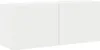 A white two-door cabinet is shown from a slightly angled front view against a white background. Produktbild-Vorschau