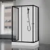Komplettdusche 80×110×200 cm, Duschtasse, Gleittüren, 5 mm Produktbild-Vorschau 2
