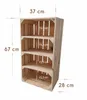 Holzkiste 67x37x28 cm mit Zwischenbrett - Weinkiste Produktbild-Vorschau 2
