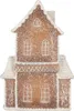 Clayre & Eef Casa di pan di zenzero con LED 16x8x23 cm Anteprima dell’immagine prodotto 4