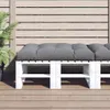 vidaXL Paletový vankúš 120x80x12 cm Sivá látka Náhľad obrázku produktu 2