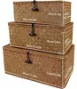 Geflochtene Aufbewahrungsbox mit Deckel – Set aus zwei Produktbild-Vorschau 2