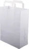 4000 Papiertragetaschen 180 + 80 x 220 mm weiß stabile 70 Produktbild-Vorschau 3