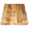 Tischplatte mit Baumkante 110x40x3,8 cm Raues Mango Produktbild-Vorschau 4