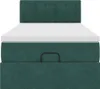 Ottoman-Bett mit Matratze & LEDs Dunkelgrün 90x190 cm Samt Produktbild-Vorschau 6