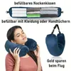 GKA Reise Nackenkissen Reisekissen befüllbar mit Kleidung Produktbild-Vorschau 1