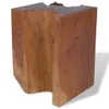 The Living Store Tabouret bois massif teck Voir les images du produit 4