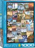 Vintage Art - Phares américains 1000 pièces puzzle format Voir les images du produit 1