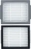 Two vacuum cleaner filters are shown against a white background. Produktbild-Vorschau