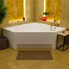 ECOLAM Baignoire d'angle IRMA 140 x140 cm + tablier | Voir les images du produit 1
