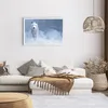 Gerahmtes Poster - Weißer Rahmen - Weiß Wolf Schnee - Produktbild-Vorschau 7