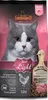 A bag of Leonardo cat food featuring a cat's face and product details. Náhľad obrázku produktu