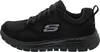 A side view of a black Skechers sneaker. Anteprima dell’immagine prodotto