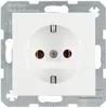 Berker Steckdose SCHUKO S.1/B.3/B.7, polarweiß, matt, 1 Produktbild-Vorschau 2