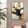 Wandbilder wohnzimmer 60x90 cm - Abstrakt und Modern - Gold Produktbild-Vorschau 2