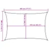 Vela Parasole 160 g/m² Crema 3x4,5 m in HDPE Anteprima dell’immagine prodotto 9
