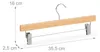 Relaxdays broekhangers, hout, 12 stuks, verstelbaar, met Productafbeelding-voorbeeld 4