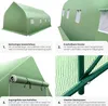 Foliengewächshaus 27 m³, in Zeltform mit 8 Fenstern 600 x Produktbild-Vorschau 4